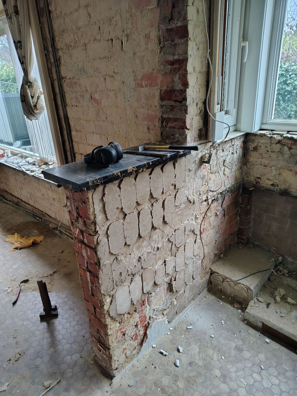 Beton uitschieten in de keuken cover